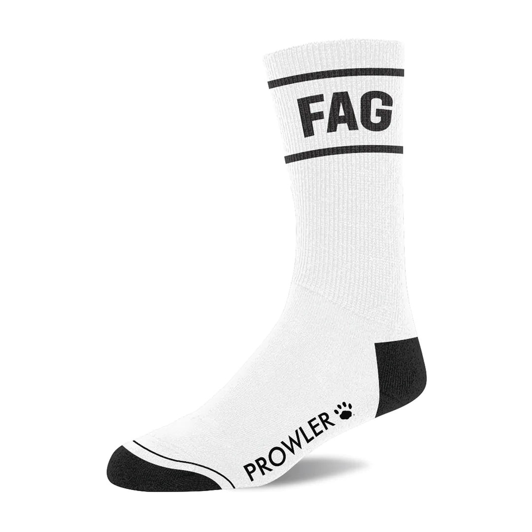 Șosete Prowler RED Fag Alb/Negru – Design Îndrăzneț și Confort Zilnic