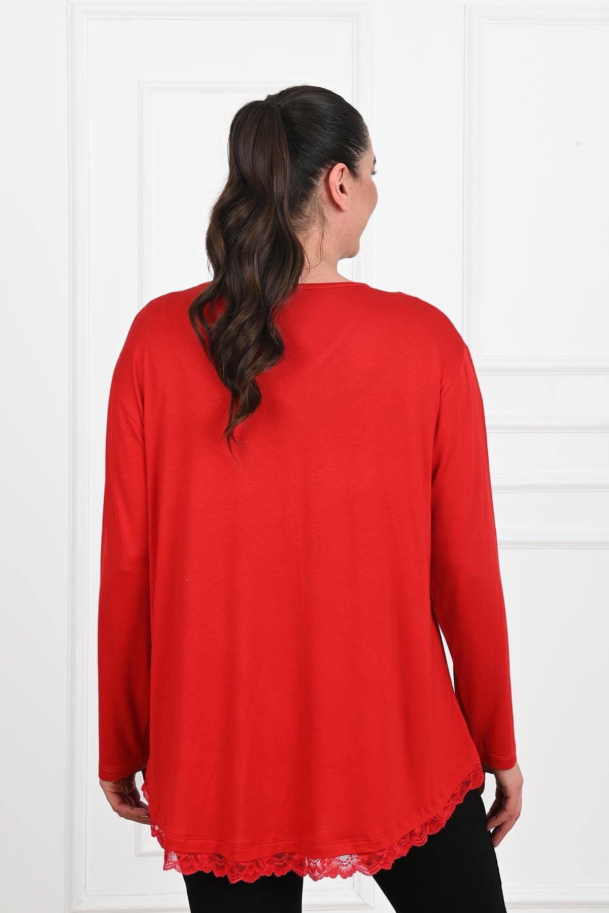 Bluza dama marimi dantela
