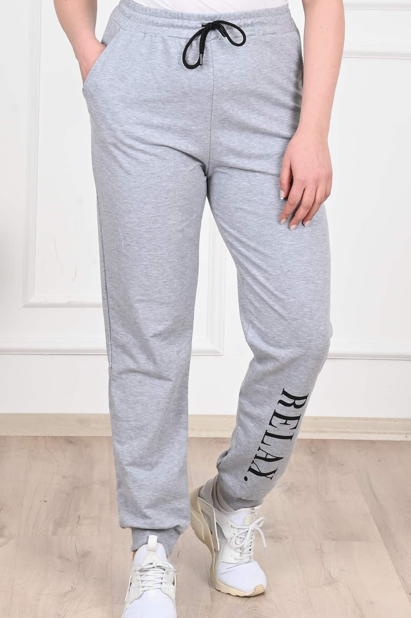 Pantalon dama marimi mari de trening Relax