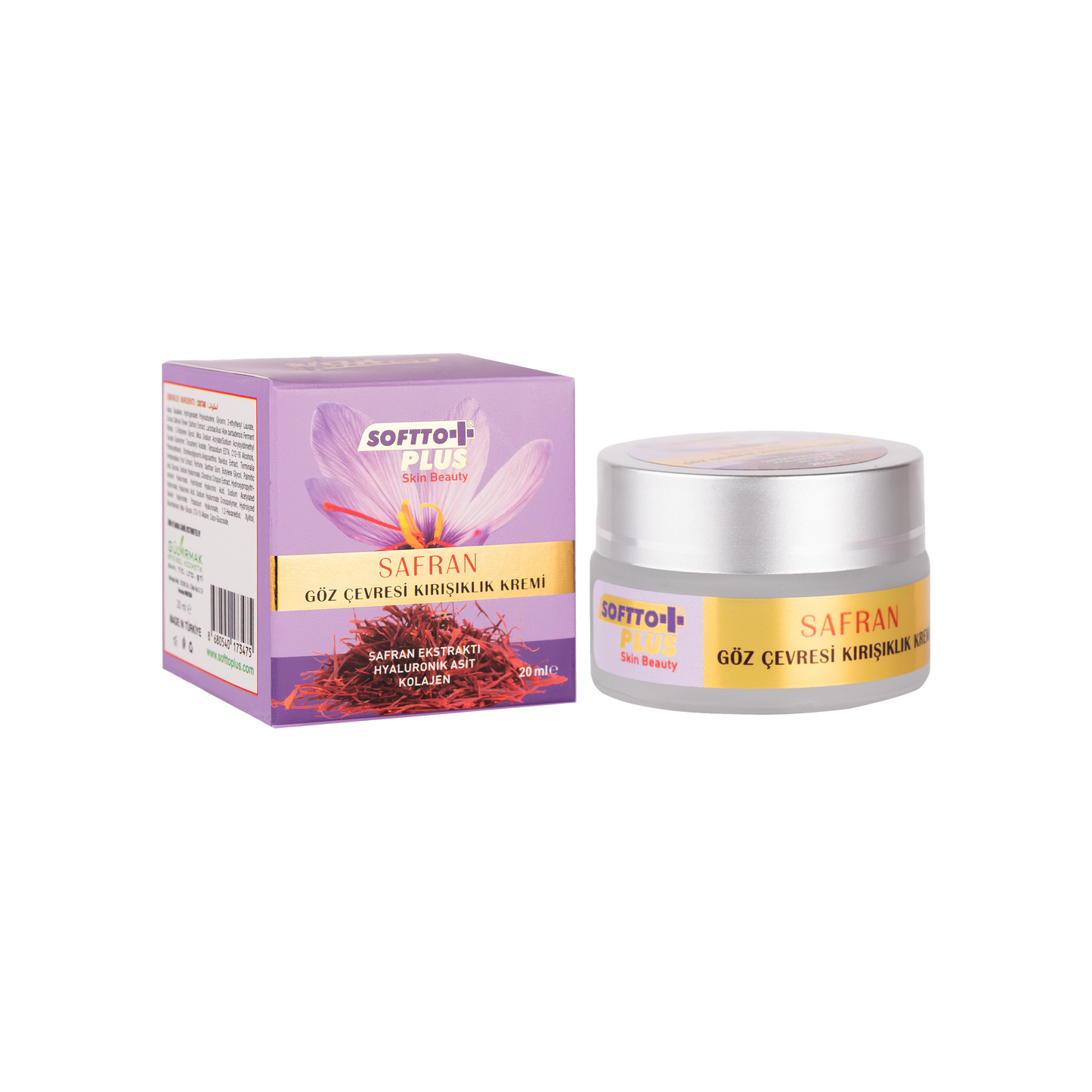 Cremă Contur Ochi cu Şofran – Anti-rid & Iluminatoare, 20 ml