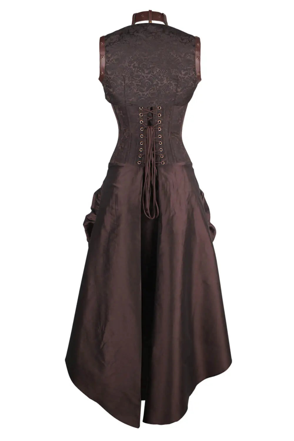 Rochie Corset Steampunk Overbust Floriano cu Shrug