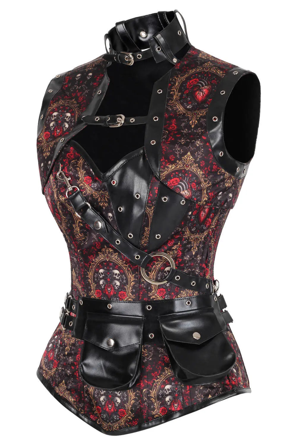 Corset Linsie Gothic Baroque Overbust – Stil Steampunk
