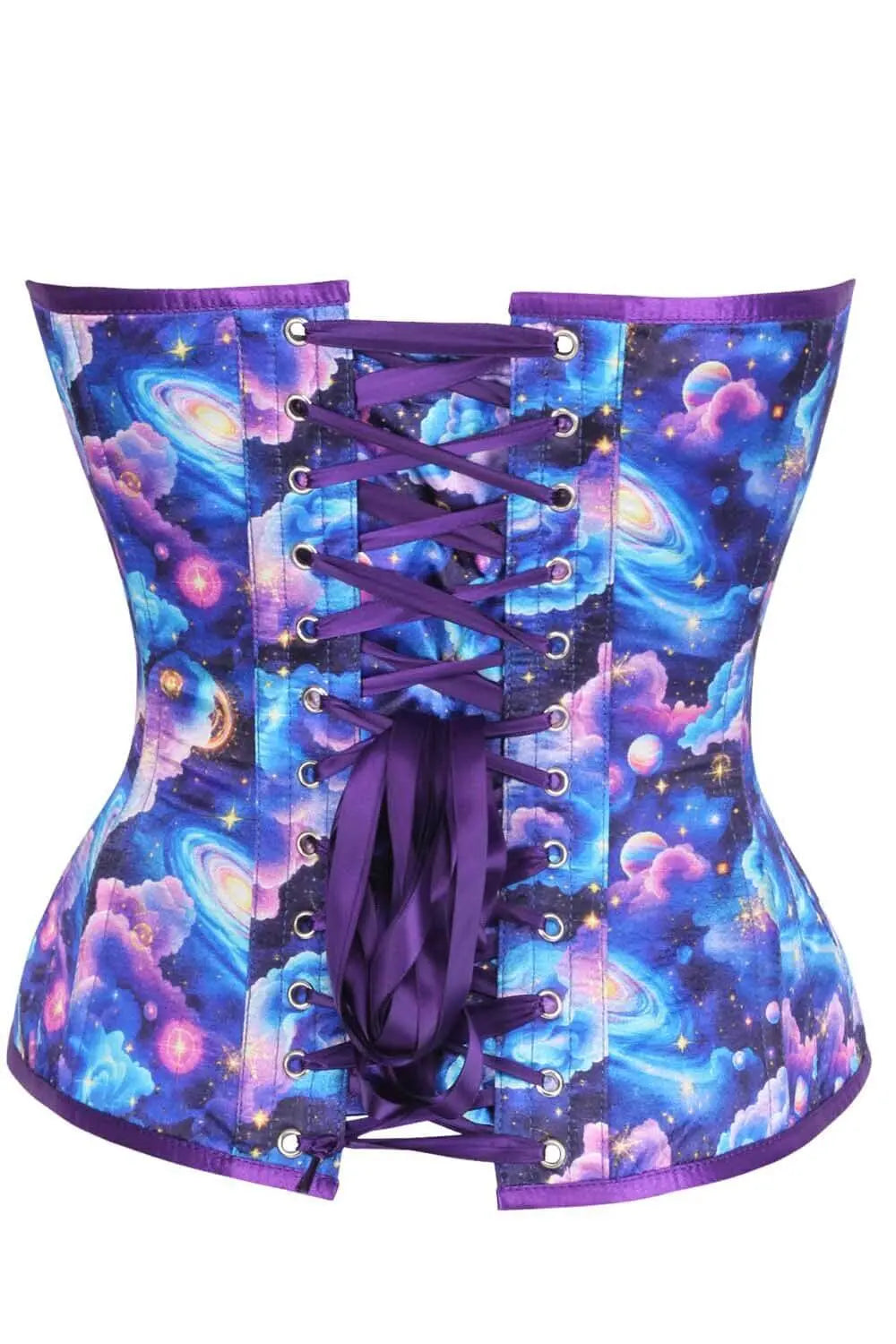 Corset Maelyn Galaxy Overbust  – Satin Premium