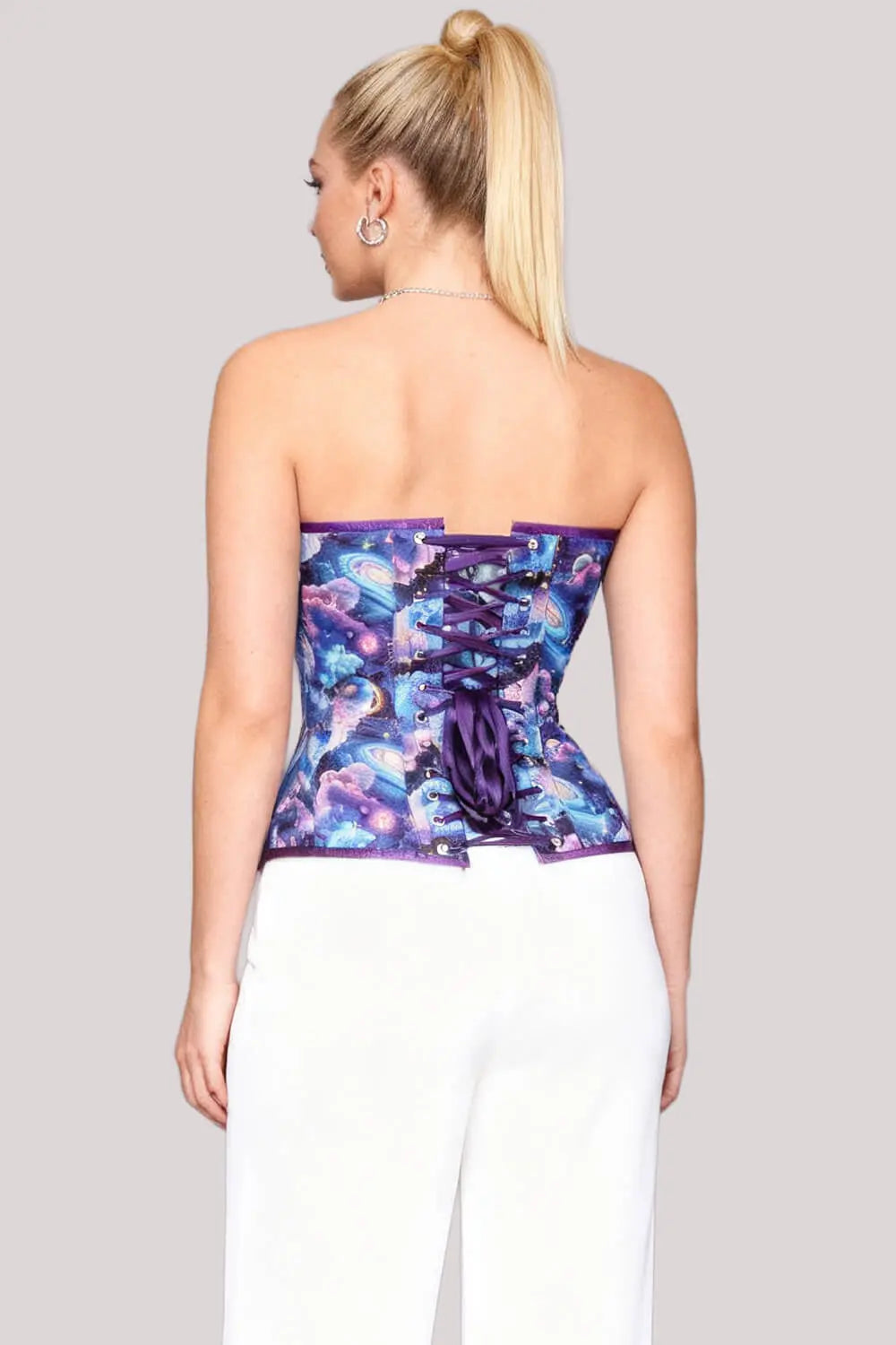 Corset Maelyn Galaxy Overbust  – Satin Premium