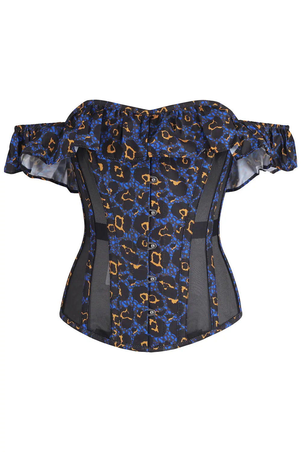 Corset Brandyce Leopard Off Shoulder – stil îndrăzneț și siluetă feminină definită