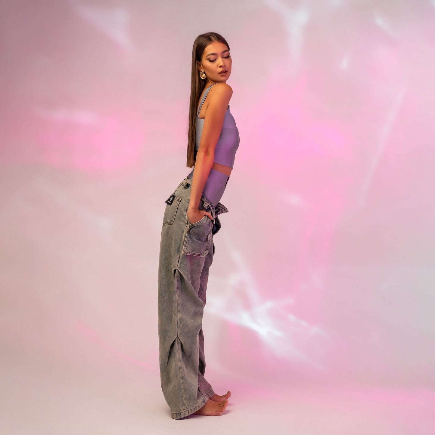 Chiloti modelatori din lycra cu talie inalta