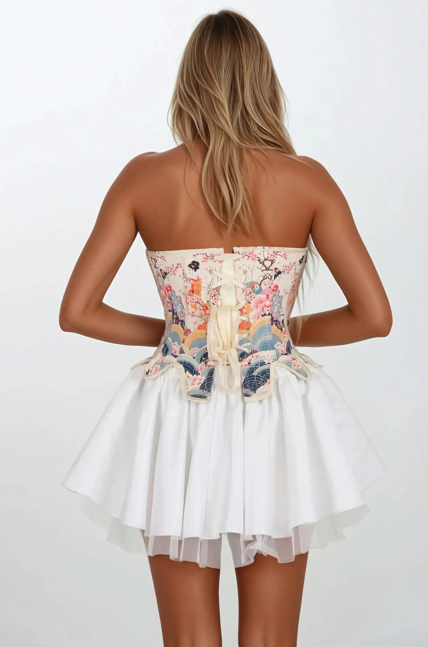 Yumi Sakura & Serenity Overbust Corset