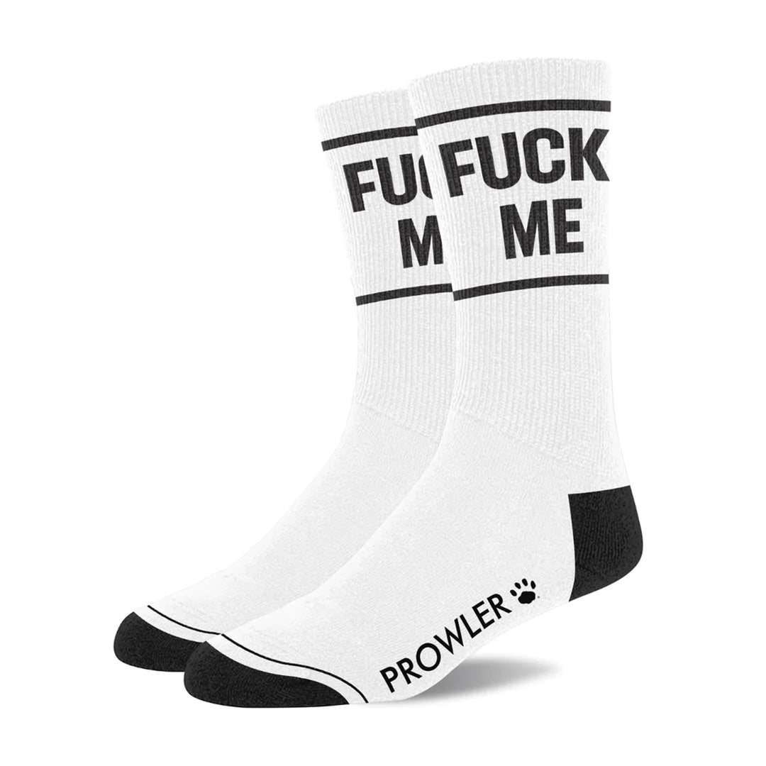 Șosete albe din bumbac Prowler Red Fuck Me