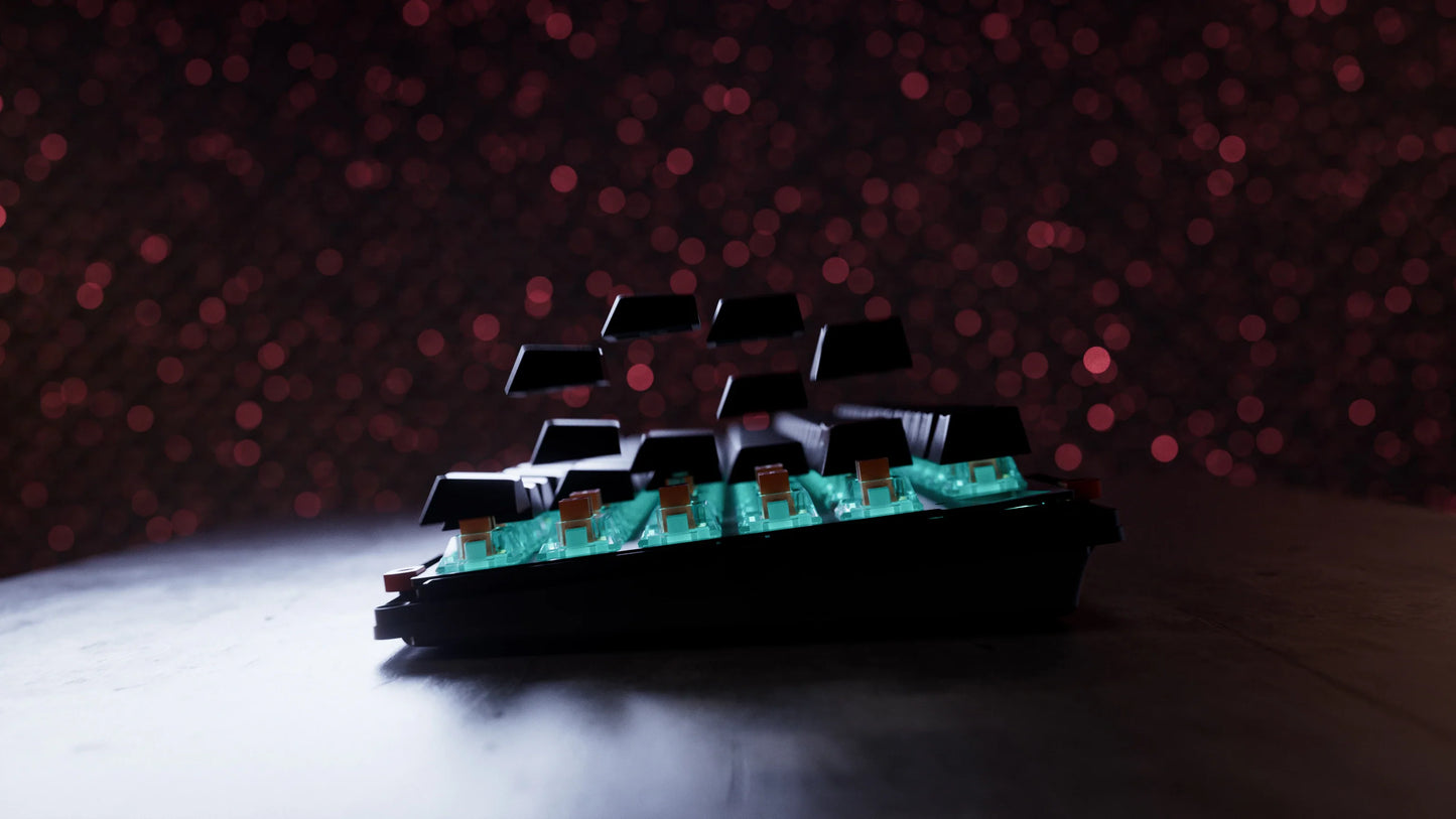 QwertyKey75 HE Momo – Hall Effect, Rapid Trigger, RGB, Snap Tap, Switch-uri Magnetice
