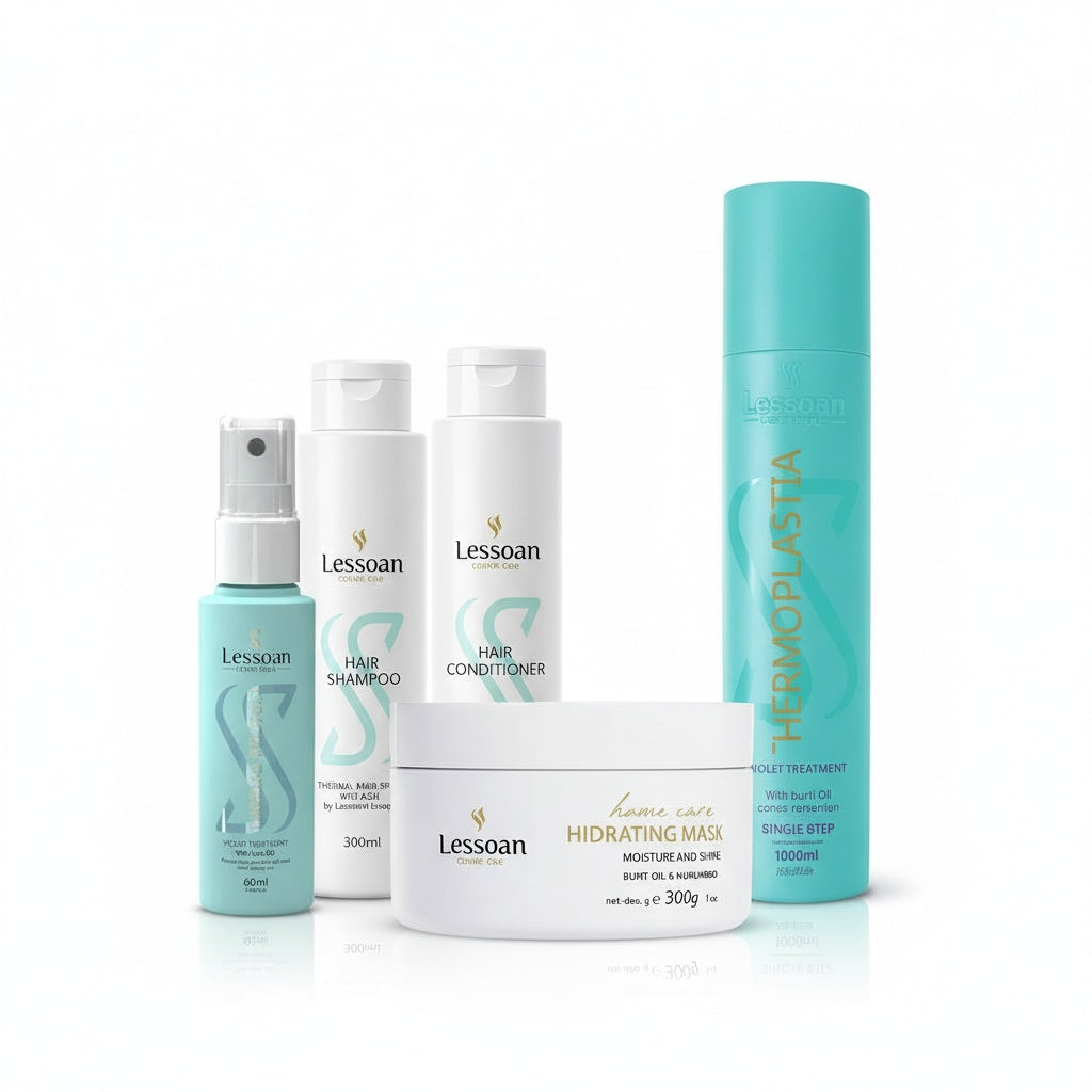 Kit de îndreptare a părului PERMANENT LESSOAN
