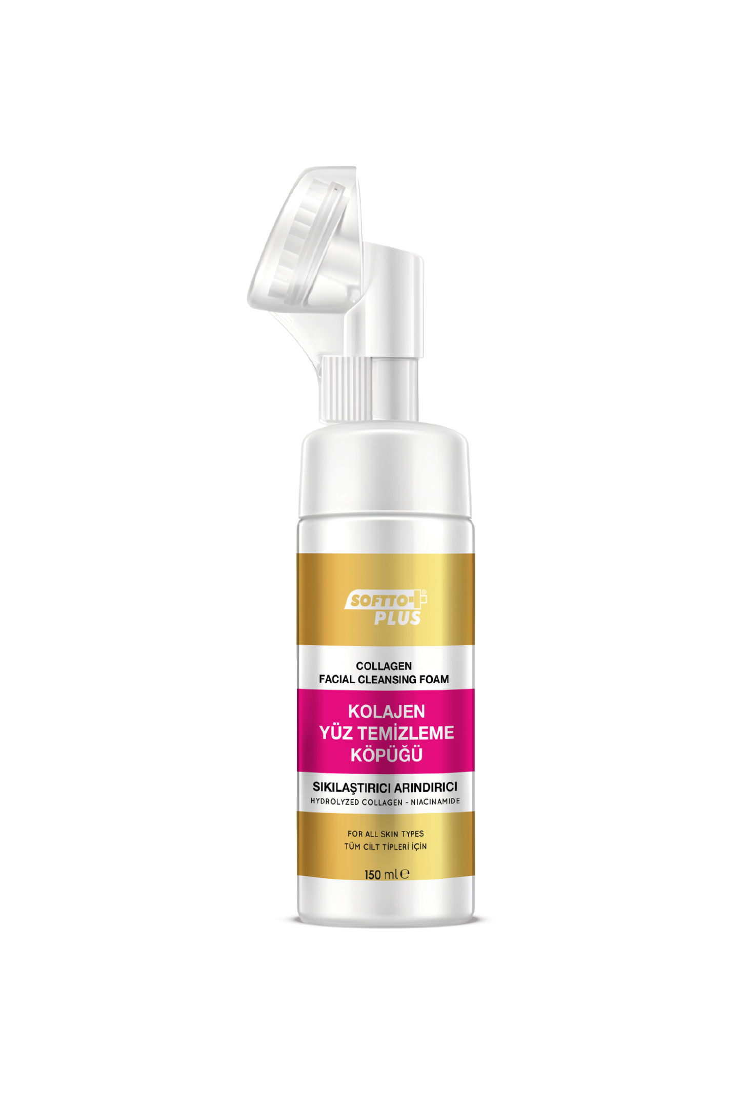 Spumă De Curățare Cu Perie Specială Niacinamide + Colagen