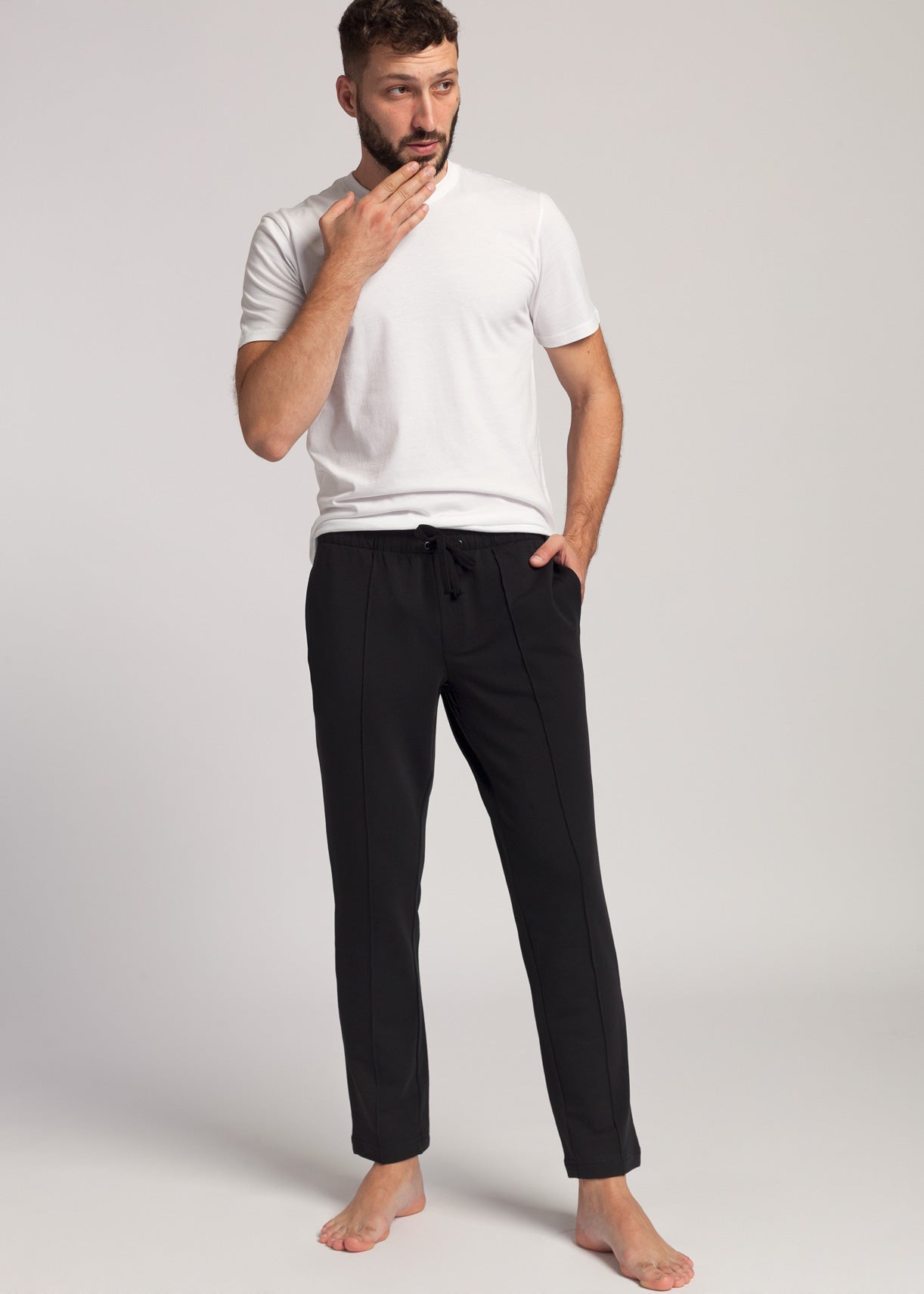 Pantaloni trening bărbați – Pantaloni sport confortabili, cu buzunare și talie elastic