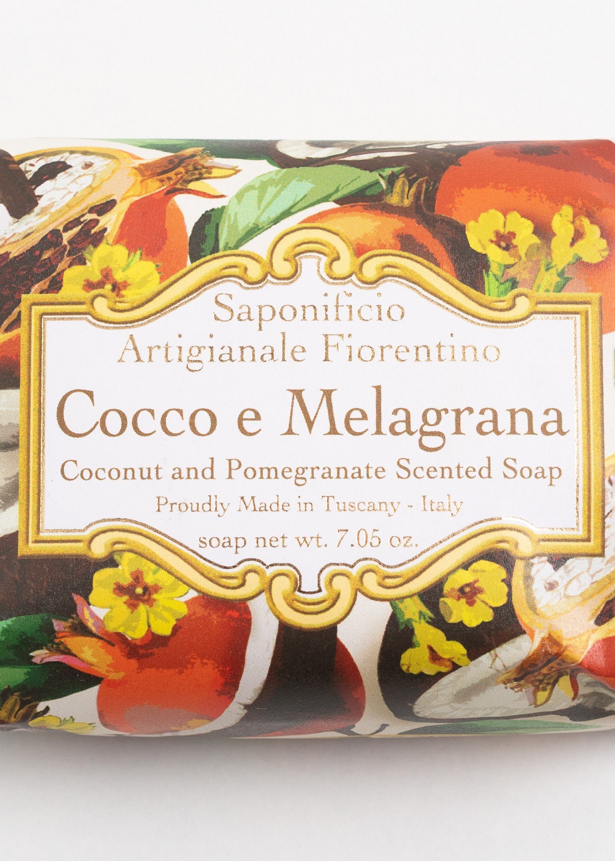 Săpun natural Fiorentino Cocos și Rodie Handmade – săpun artizanal hidratant, exotic și delicat