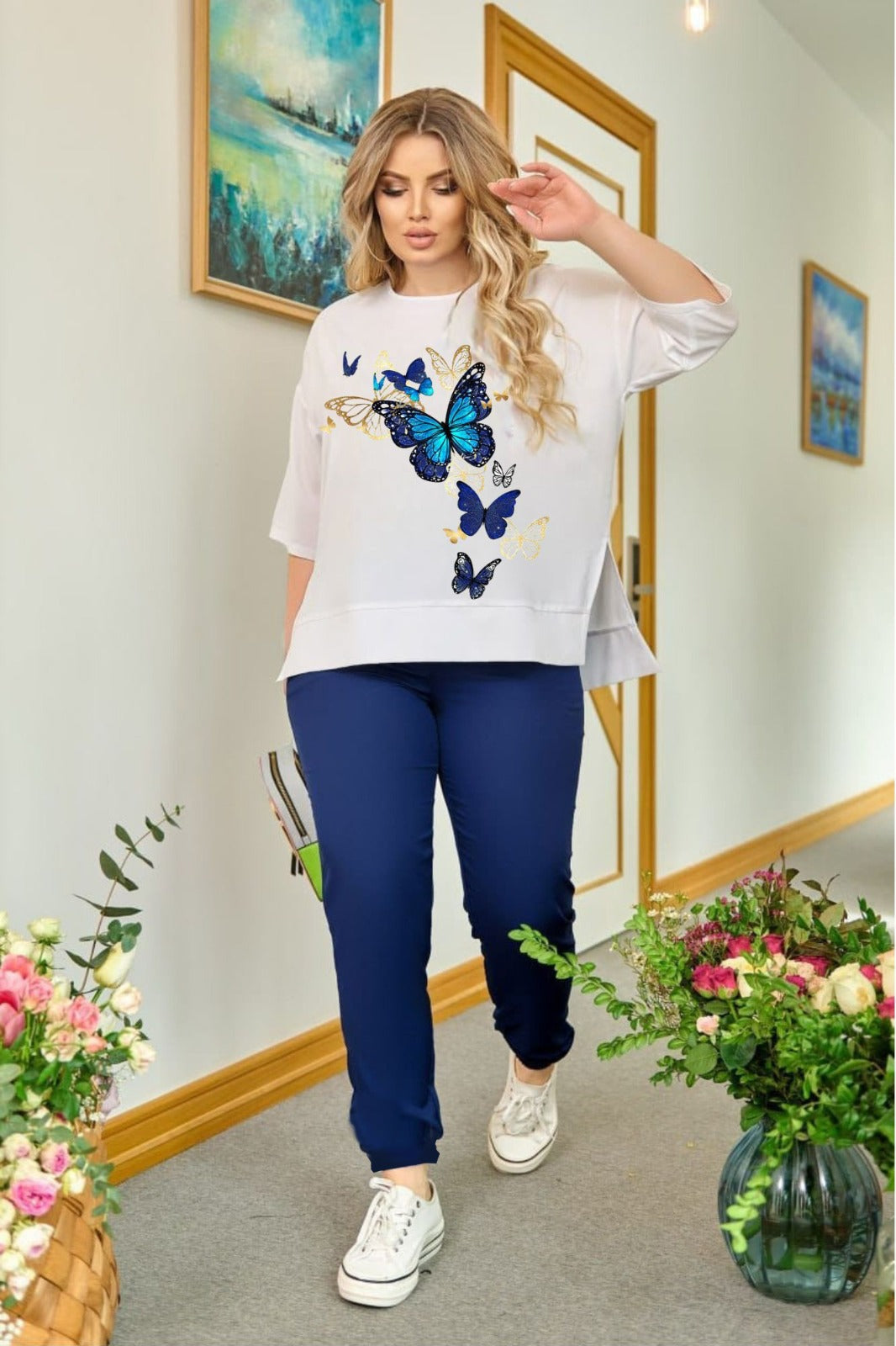 Trening dama marimi mari fluturi
